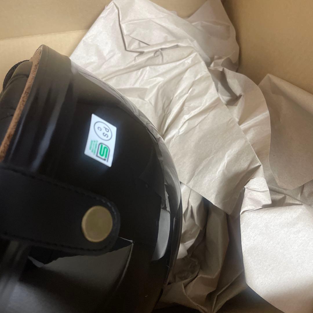 コルク半　三つボタン　黒