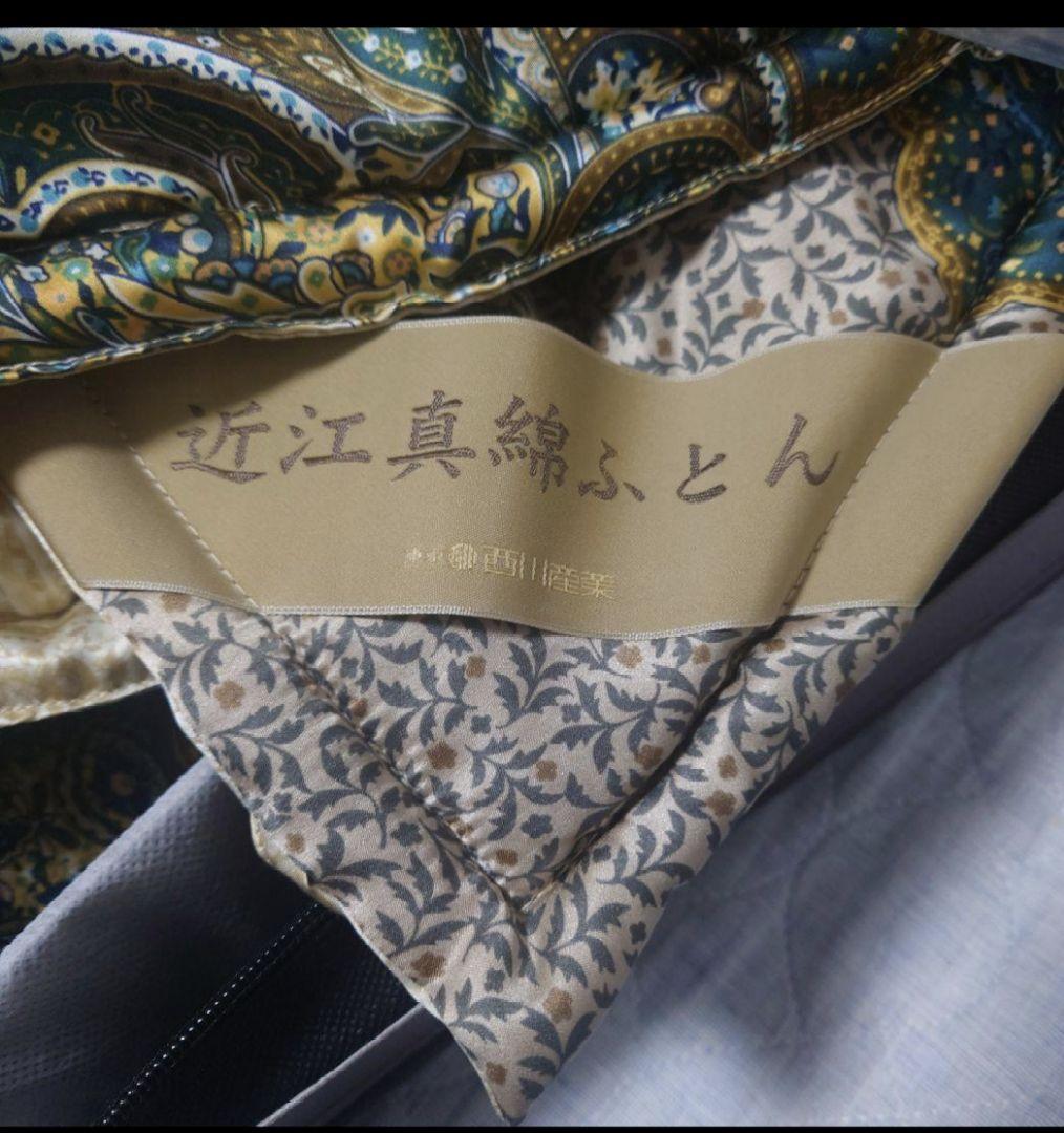 西川　近江手挽き真綿肌がけふとん　羽毛