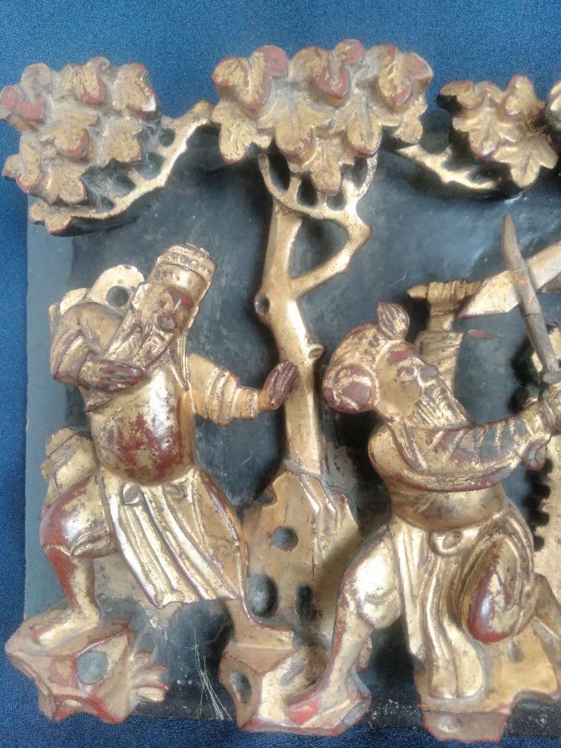 木製、時代彫刻　(明代〜)