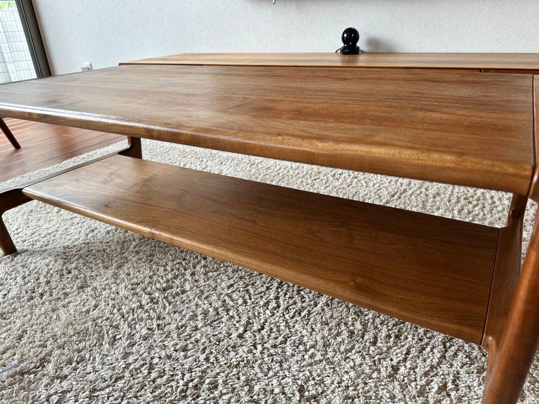 富士ファニチア　リビングテーブル　T T04620Y ウォールナット　定価18万