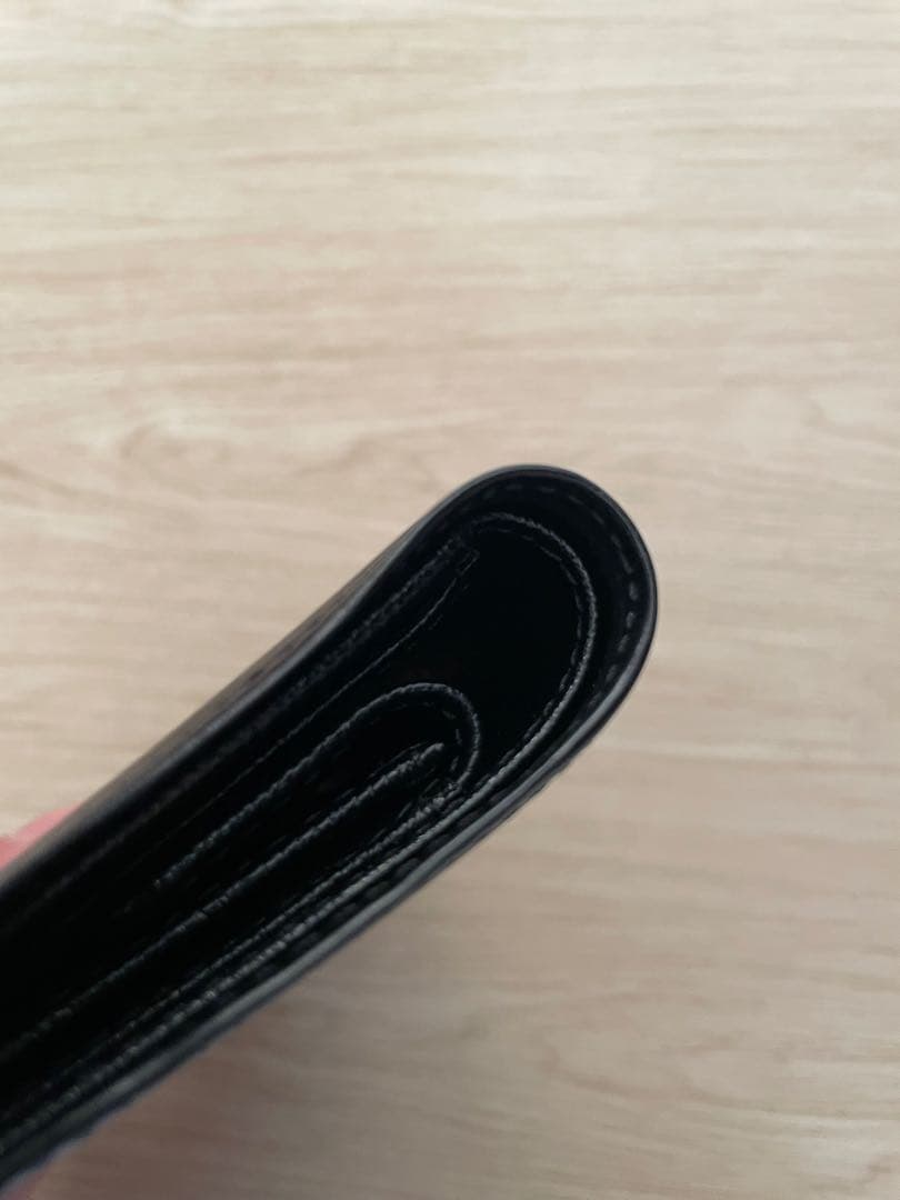 【極美品】ルイヴィトン エピ 二つ折り財布 ポルトビエコンパクト 黒 ブラック