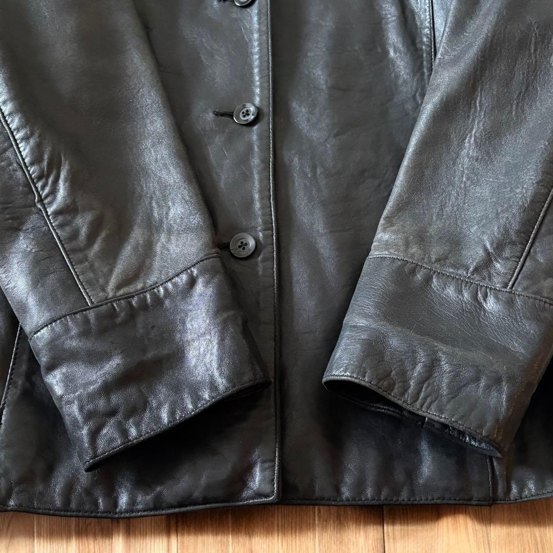 90’s OLD GAP LAMB SKIN LEATHER JACKET