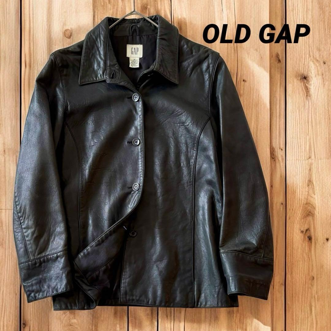 90’s OLD GAP LAMB SKIN LEATHER JACKET