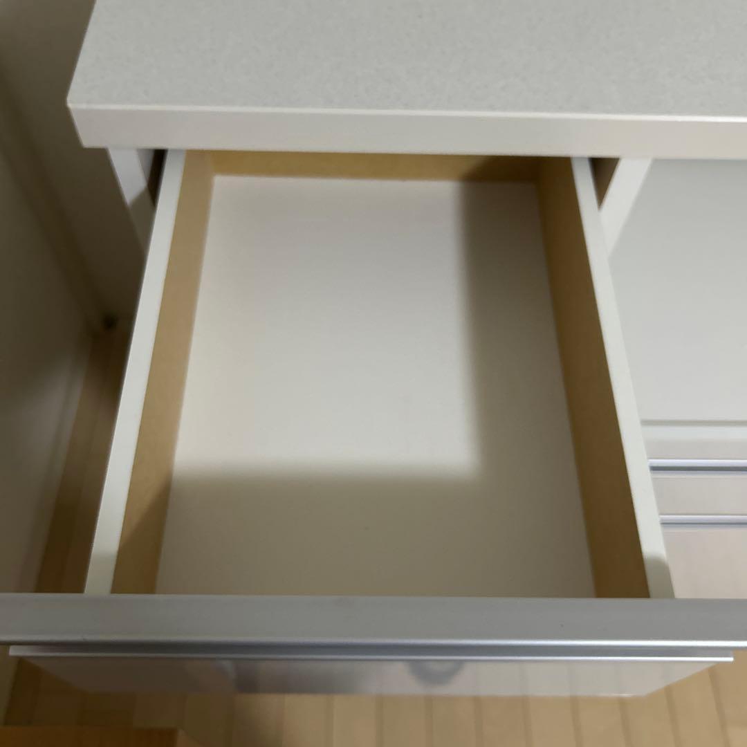 ホワイト／キッチン収納 引き出し式／ベルメゾン