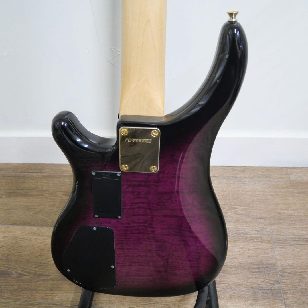 Fernandes エレキベース 紫 4弦