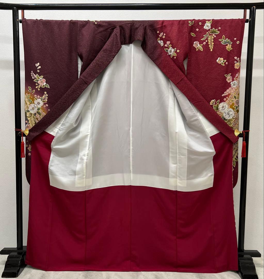 振り袖　フルセット　別誂長襦袢　辻ヶ花　金彩加工　金通し　全通袋帯　694