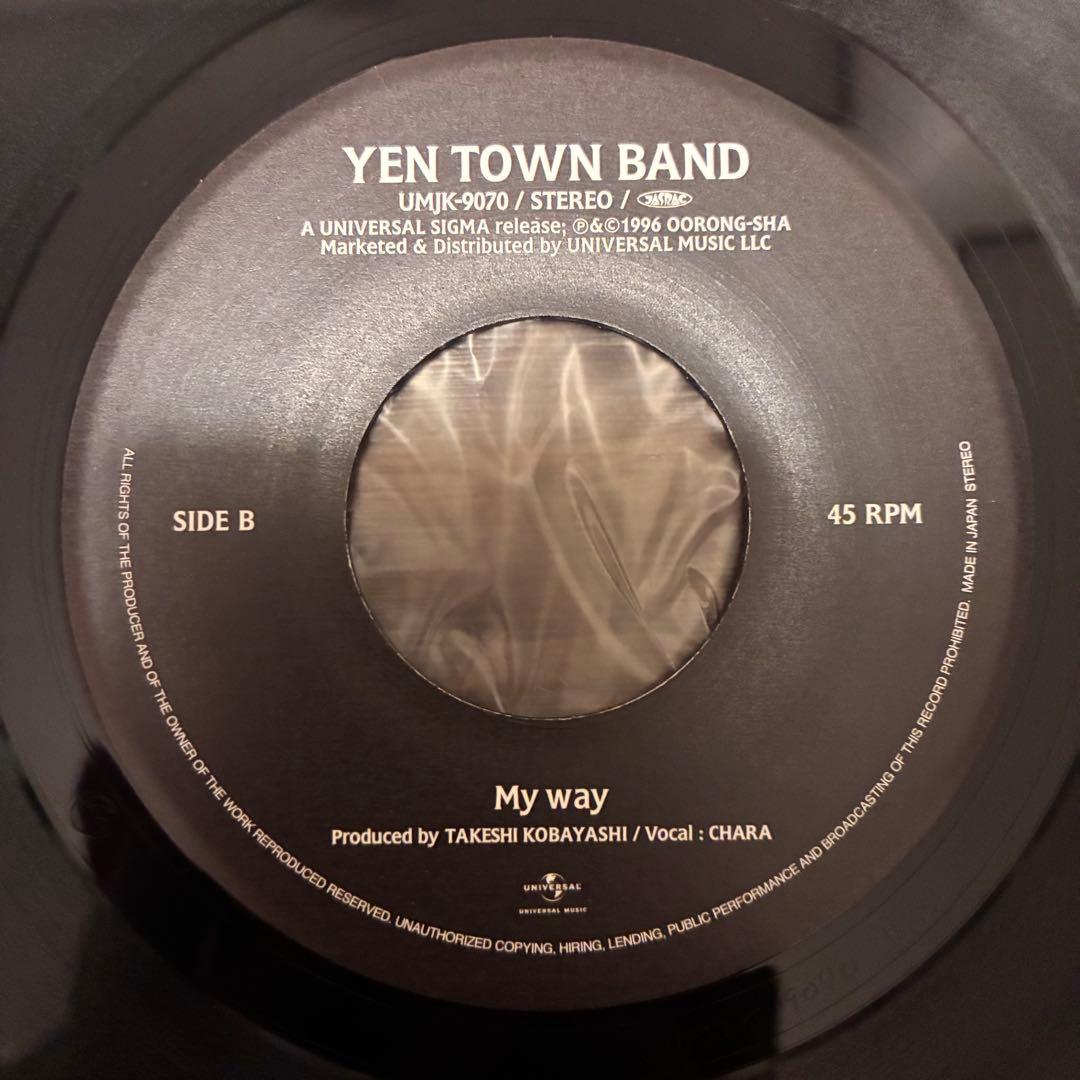 YENTOWNBAND CHARA 7inch レコード