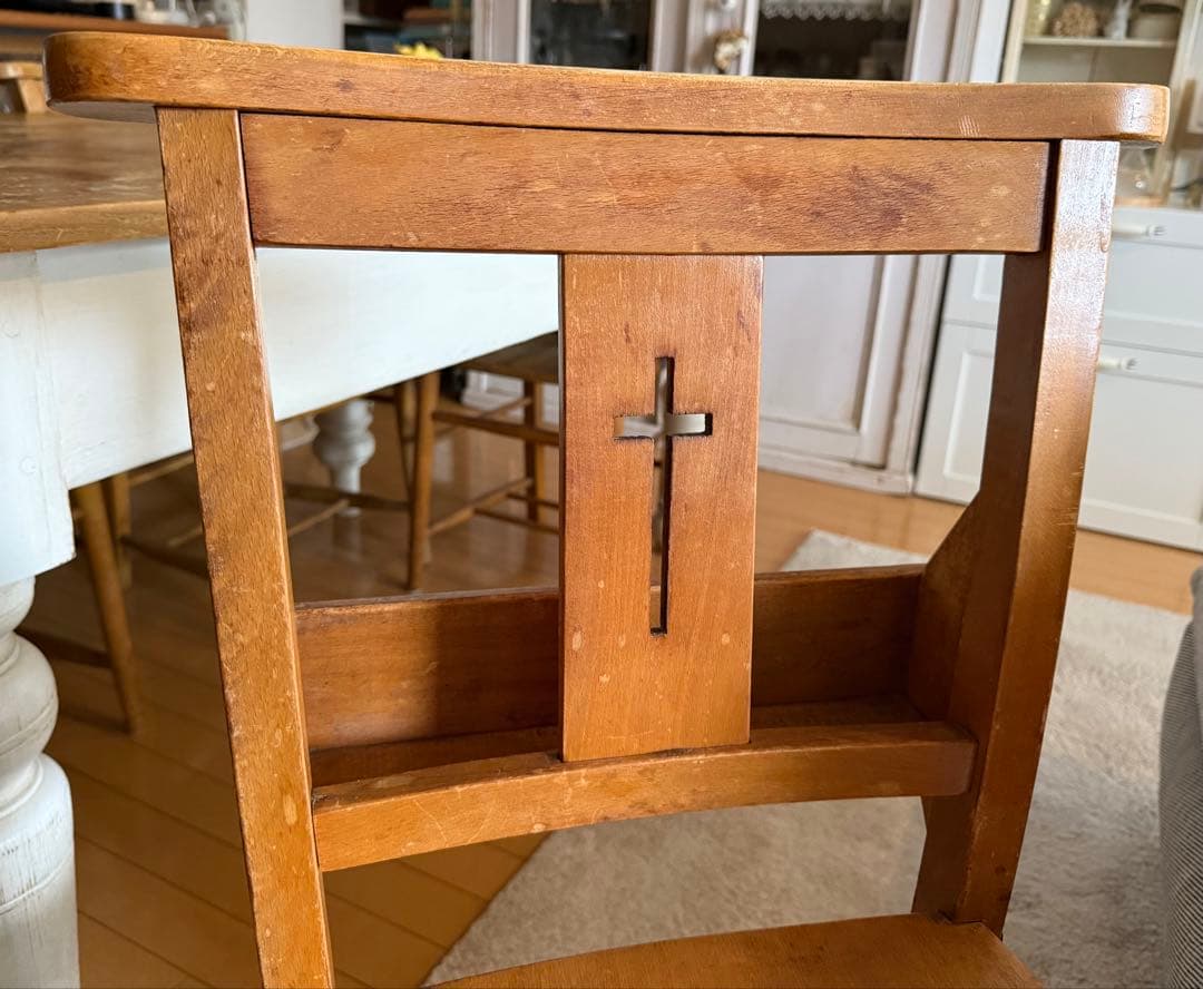 英国アンティーク チャーチチェア 教会