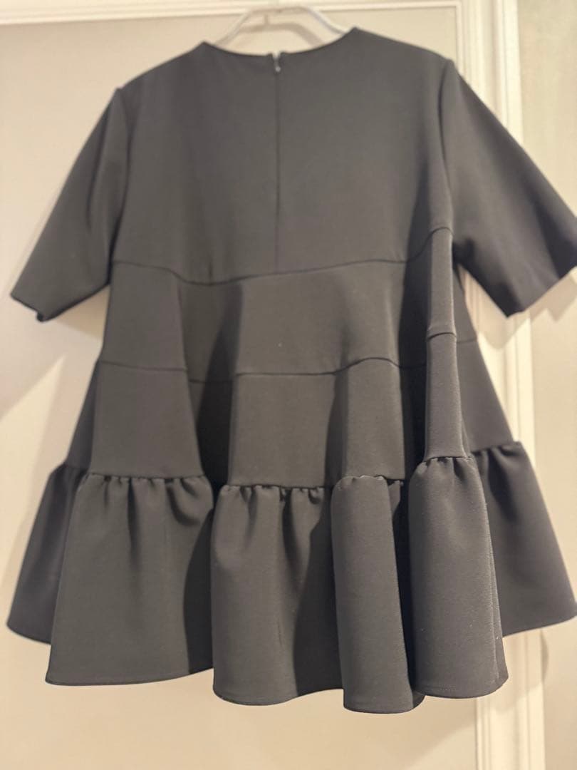 Yori ヨリ　ハーフスリーブティアードブラウス　36 美品