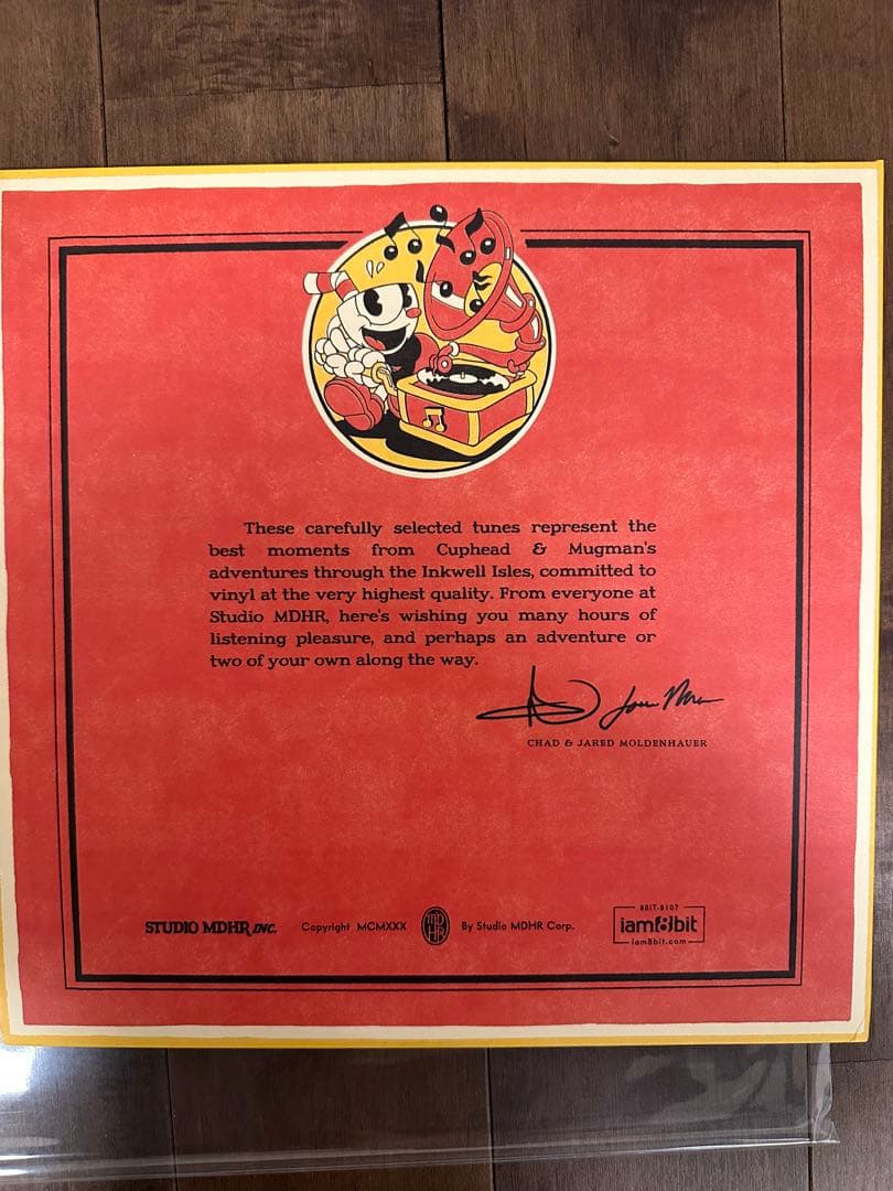 cuphead カップヘッド　ゲーム　サウンドトラック　レコード