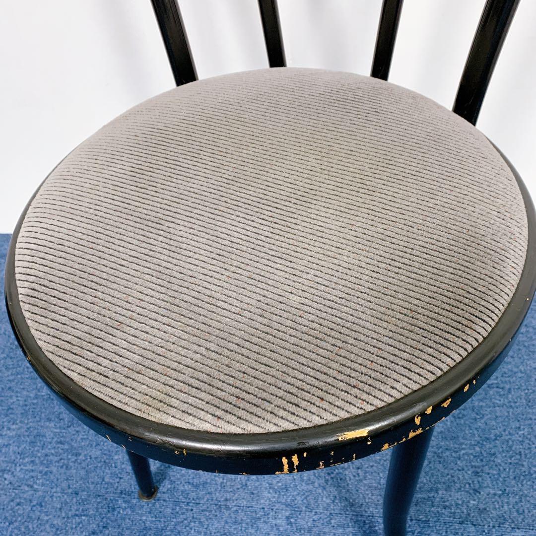 【送料込】アイアンフレーム ベントウッドチェア 2脚セット　ルーマニア製