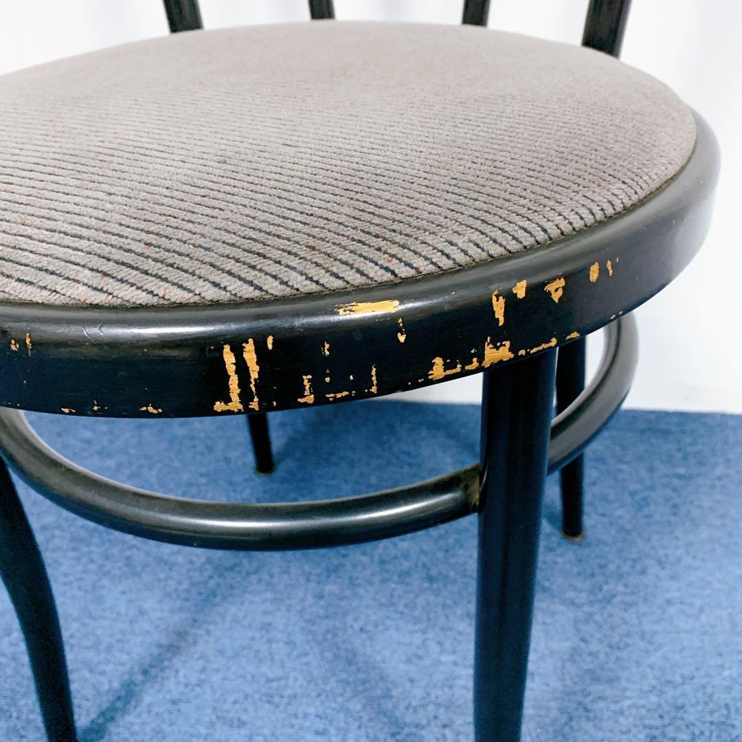 【送料込】アイアンフレーム ベントウッドチェア 2脚セット　ルーマニア製