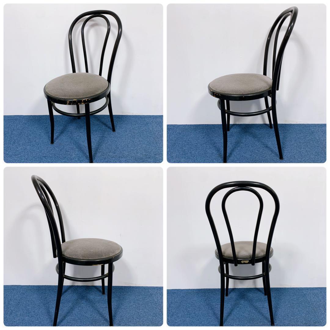 【送料込】アイアンフレーム ベントウッドチェア 2脚セット　ルーマニア製