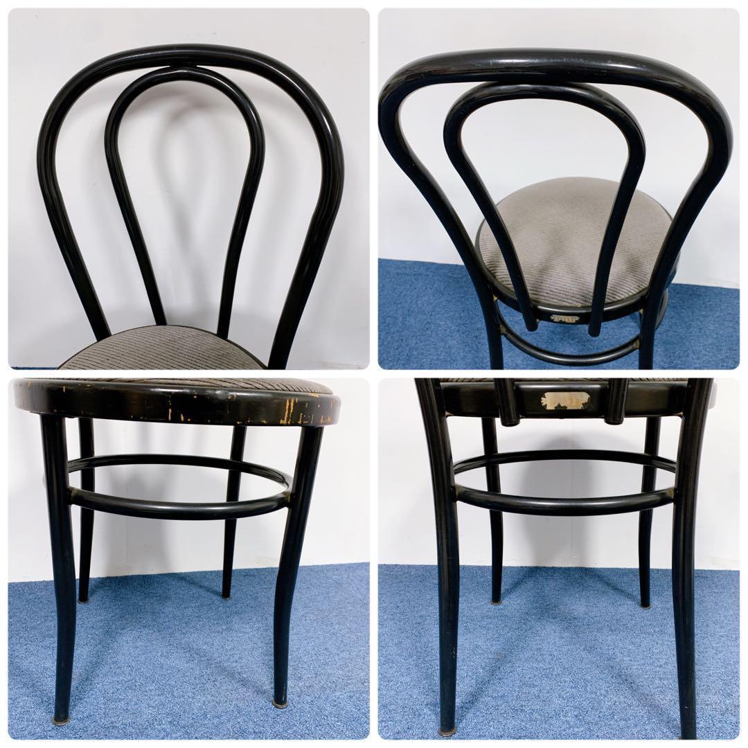 【送料込】アイアンフレーム ベントウッドチェア 2脚セット　ルーマニア製