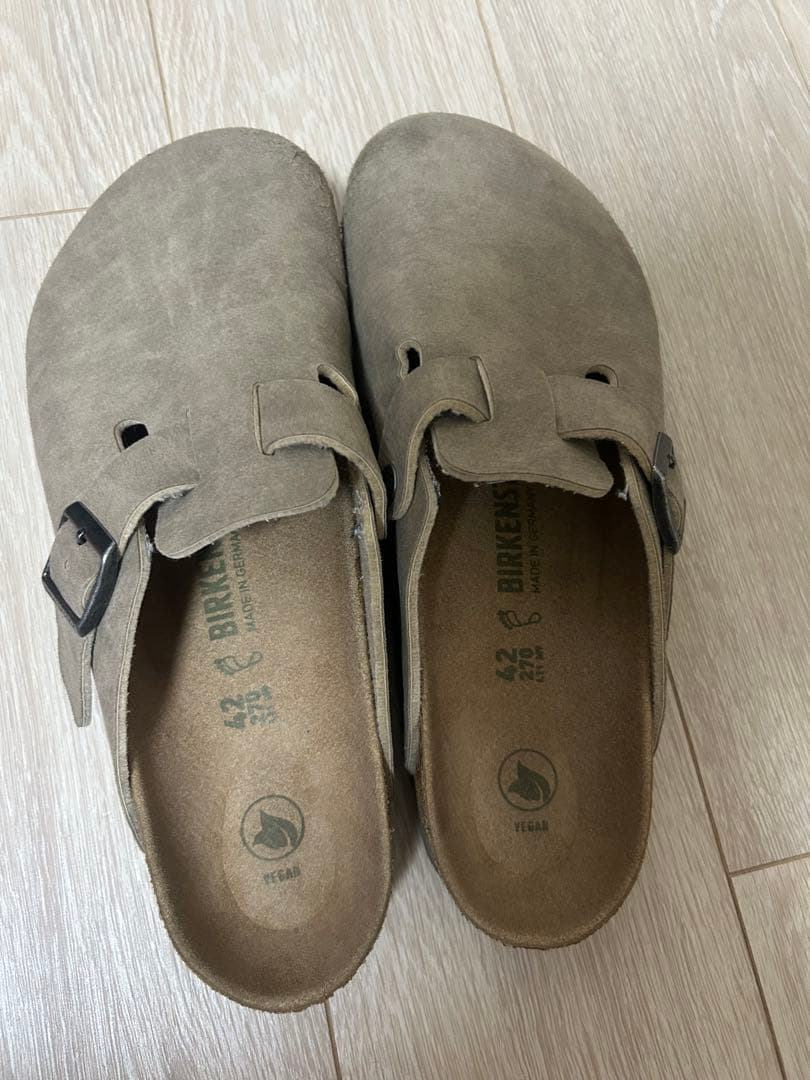 BIRKENSTOCK サボ・クロッグサンダル 42 グレー