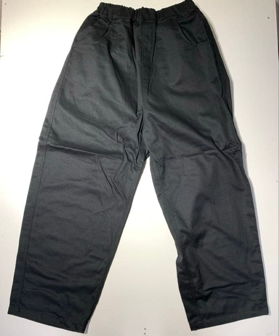 新品！NARU カツラギ裏起毛ノッポパンツ ブラック