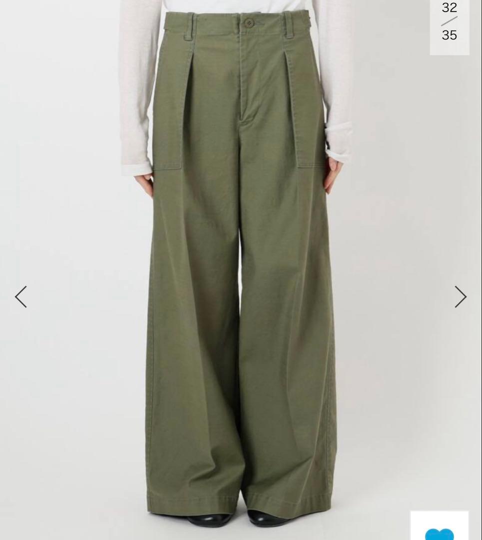 Spick and Span バックサテンカーゴワイドパンツ サイズ34