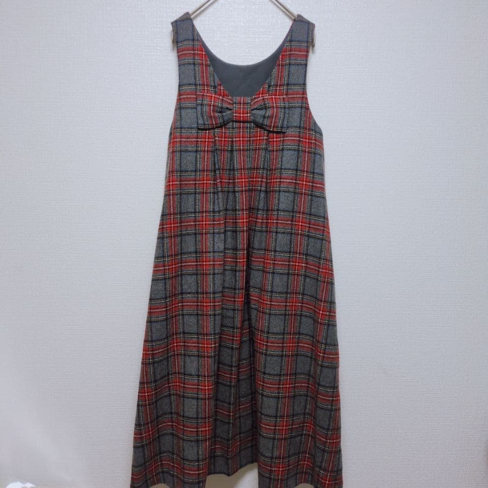 【完売品】タータンチェックAラインジャンスカ フランシュリッペ Mサイズ