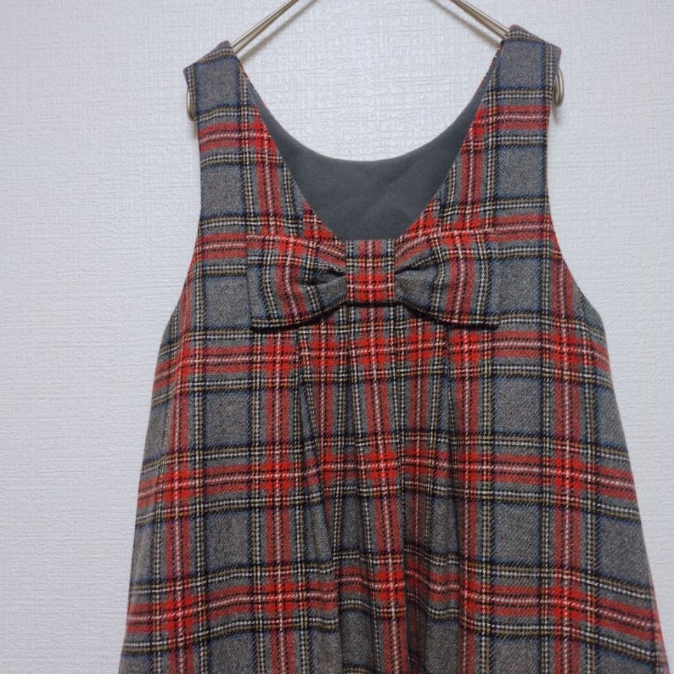 【完売品】タータンチェックAラインジャンスカ フランシュリッペ Mサイズ