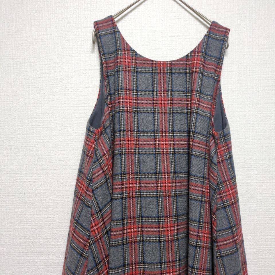 【完売品】タータンチェックAラインジャンスカ フランシュリッペ Mサイズ