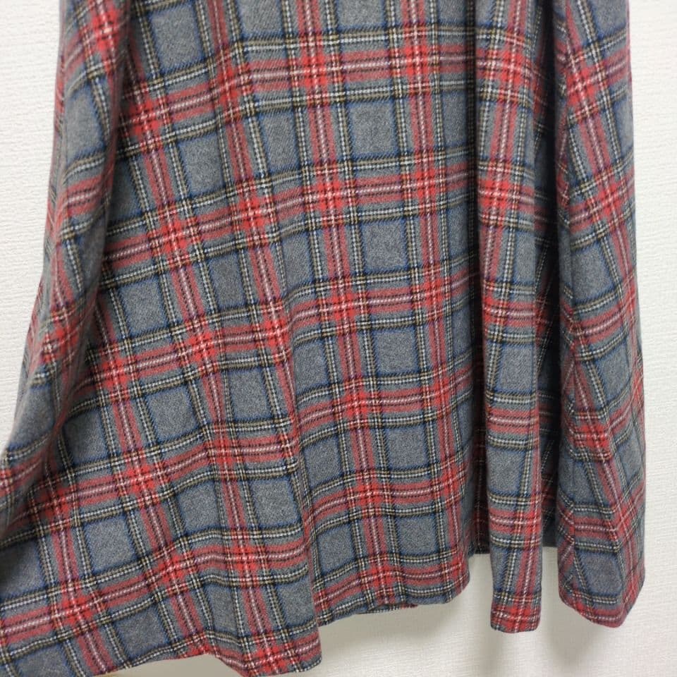 【完売品】タータンチェックAラインジャンスカ フランシュリッペ Mサイズ