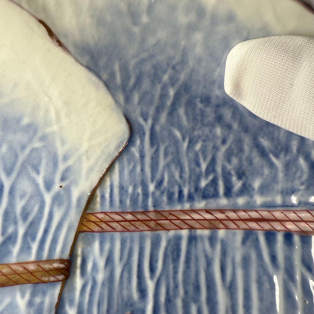 明治時代　中村製（中村亀一）　錦手瓢箪文様変形皿　１０枚　肥前有田