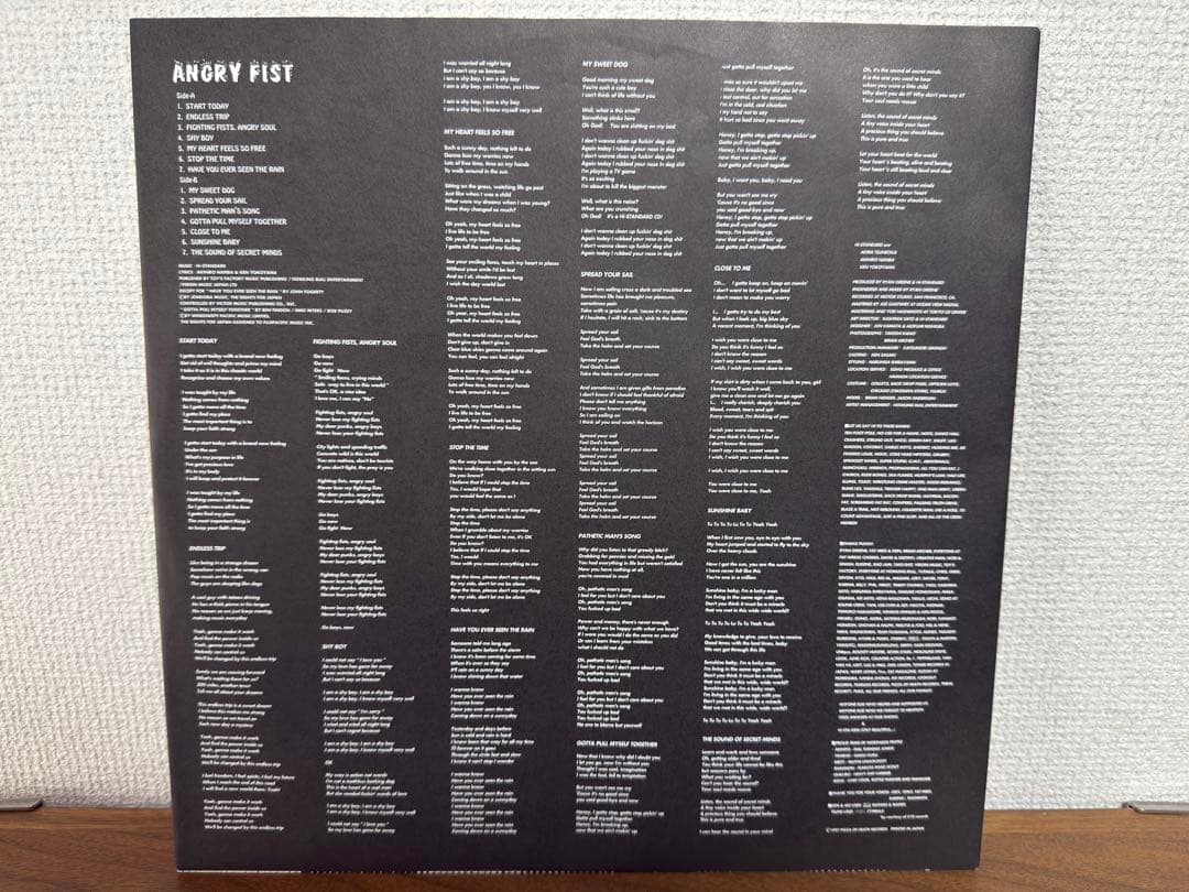 Hi-STANDARD ANGRY FIST レコード