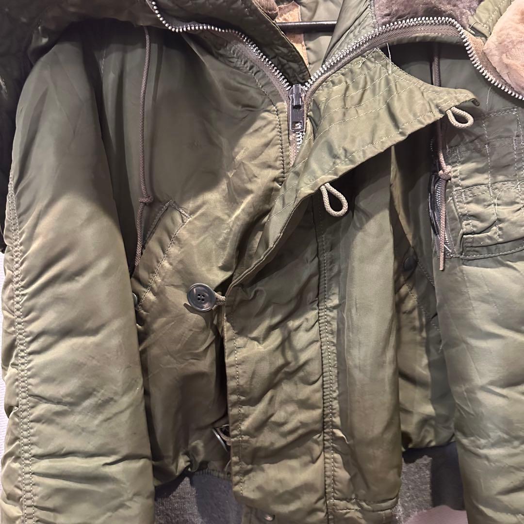 50s 実物USAF N-2BフライトジャケットTALON社製（TDLA）ジップ