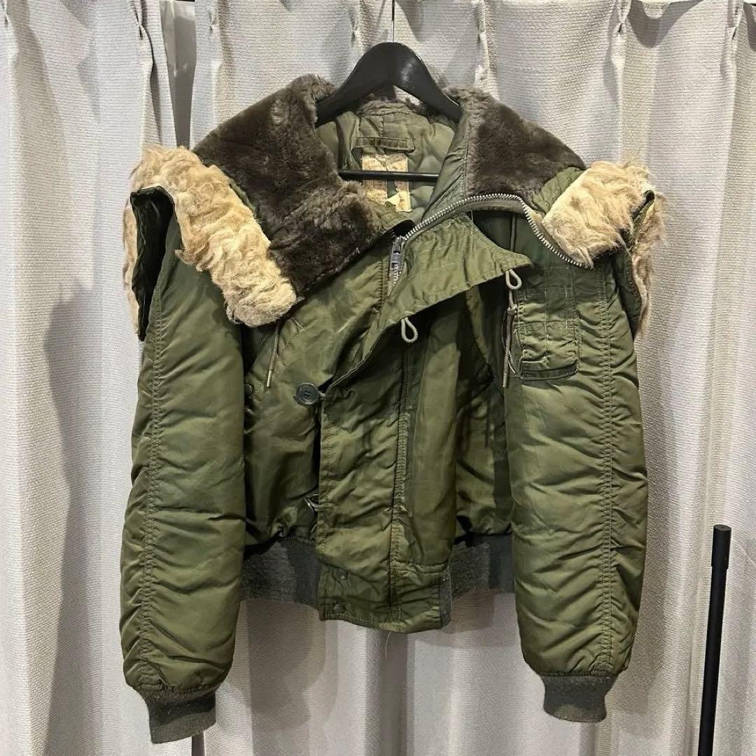 50s 実物USAF N-2BフライトジャケットTALON社製（TDLA）ジップ