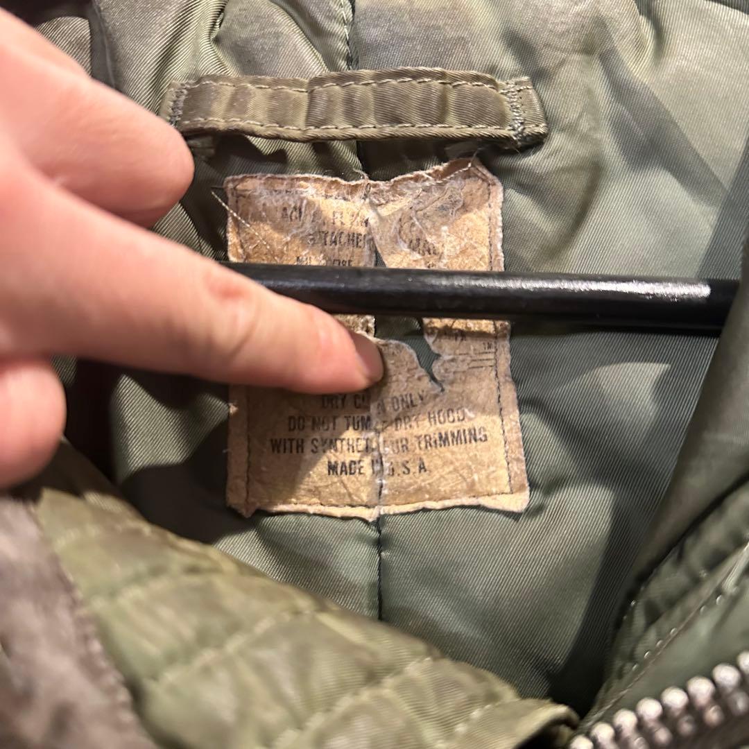 50s 実物USAF N-2BフライトジャケットTALON社製（TDLA）ジップ