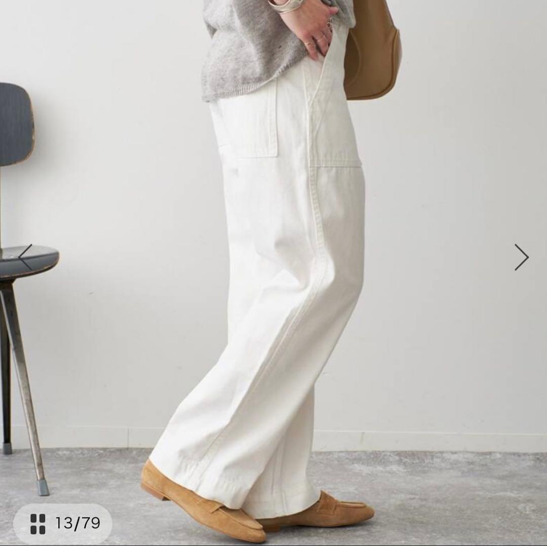 【Spick and Span】 ルーズベイカーパンツ