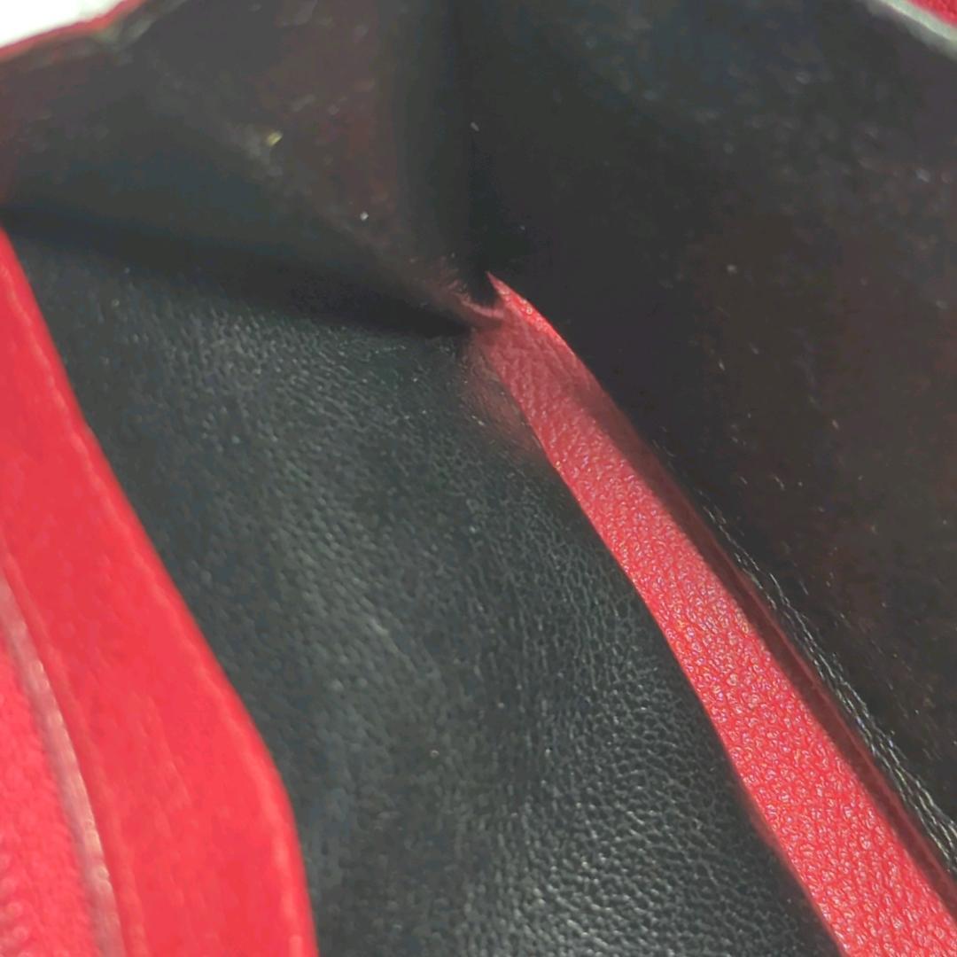 イブサンローラン　カサンドラ　刺繍長財布　ラウンドファスナー　ブラック