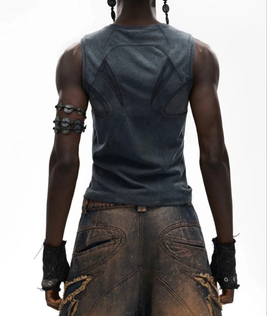 トップス PERSONSOUL SLIM TANK TOP