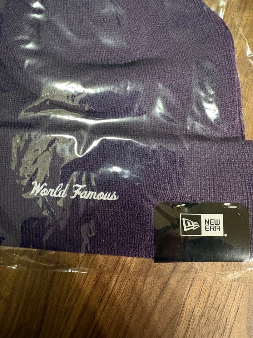 帽子 Supreme New Era Box Logo Beanie purple