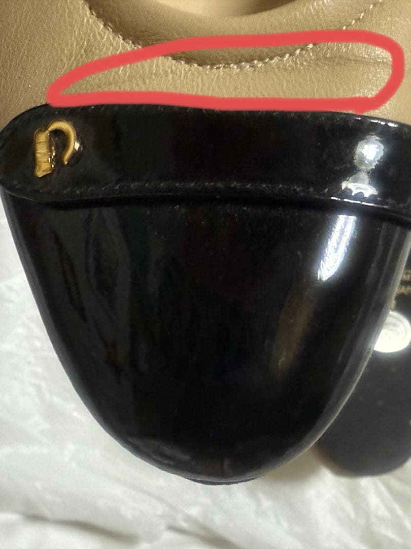 MIHAMA フラットシューズ 23cm ベージュ