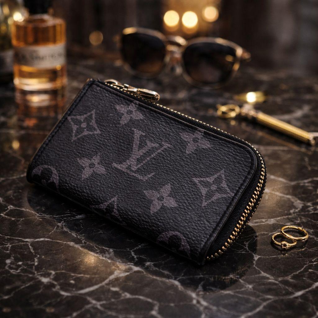 ルイヴィトン ポルトモネ ジュール エクリプス パース RFID ブラック