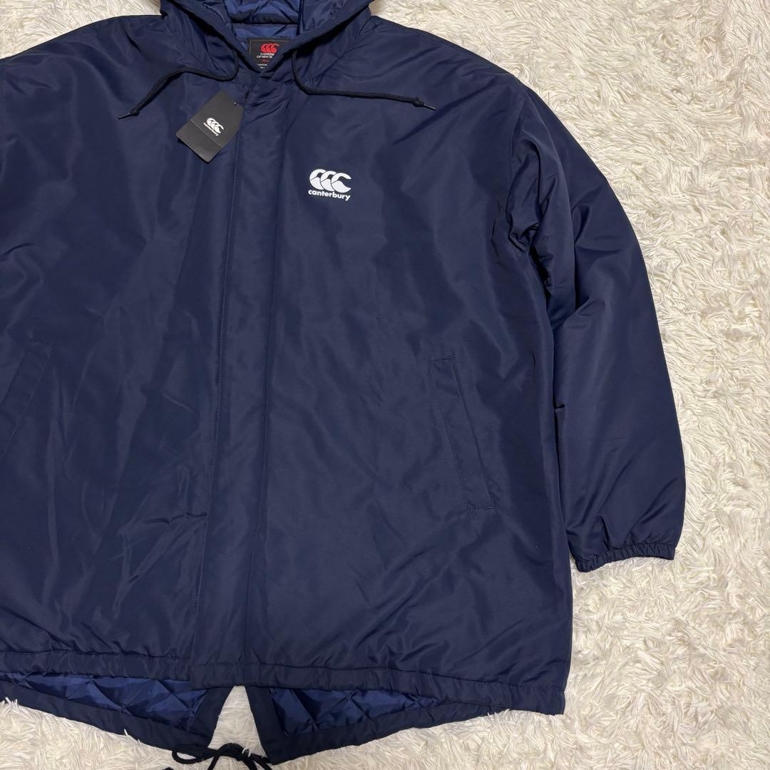 【タグ付き・未使用級】canterbury フード付きジャケット 3L ネイビー