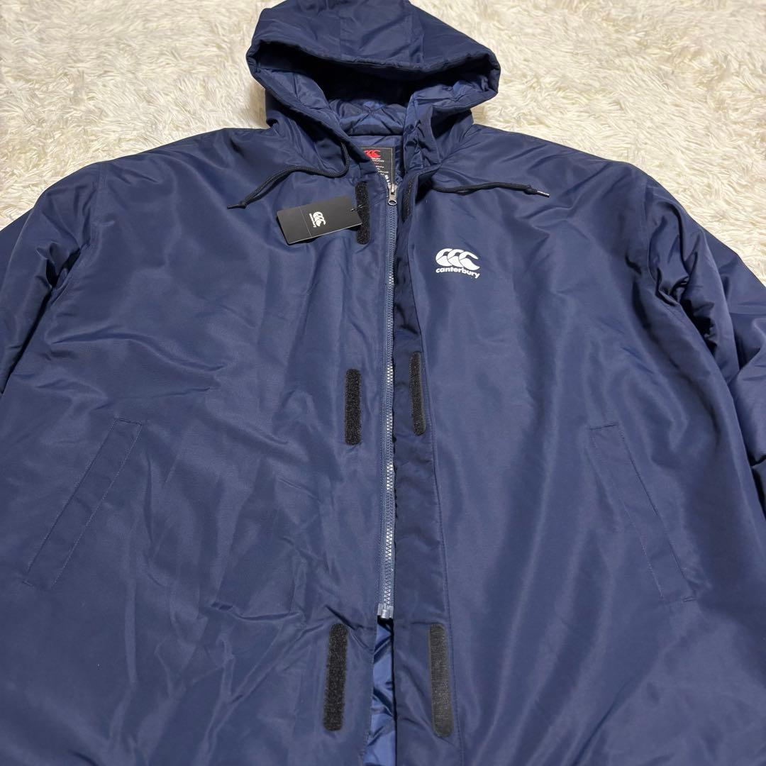 【タグ付き・未使用級】canterbury フード付きジャケット 3L ネイビー