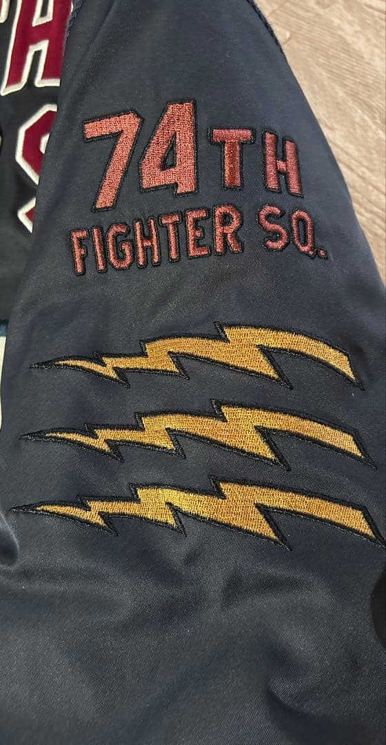 フライトジャケット 74TH FIGHTER SQ.
