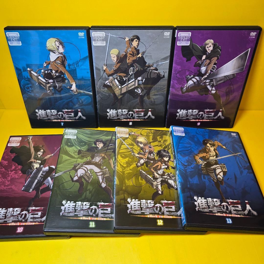 新品ケース交換済　進撃の巨人【1st～final/劇場版】DVD 全50巻セッ