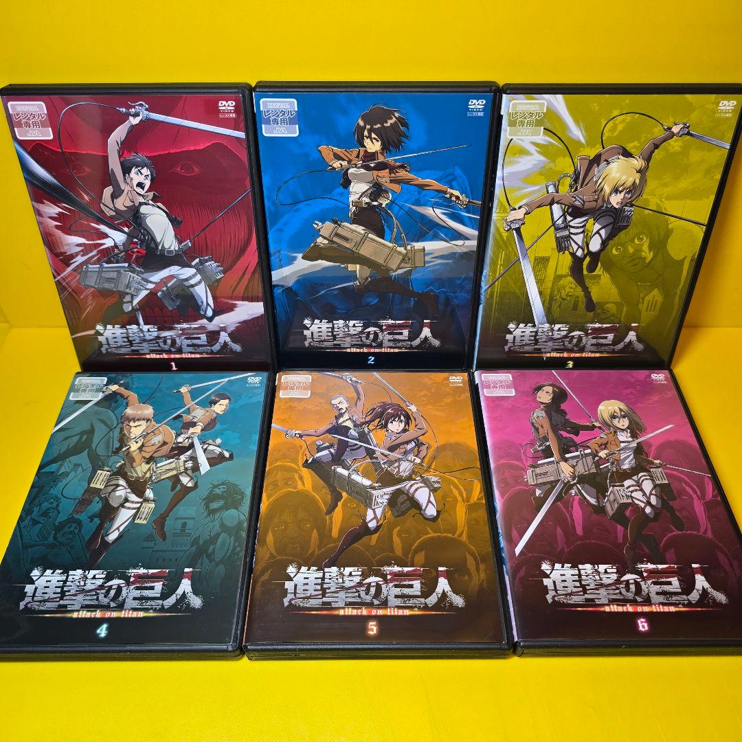 新品ケース交換済　進撃の巨人【1st～final/劇場版】DVD 全50巻セッ