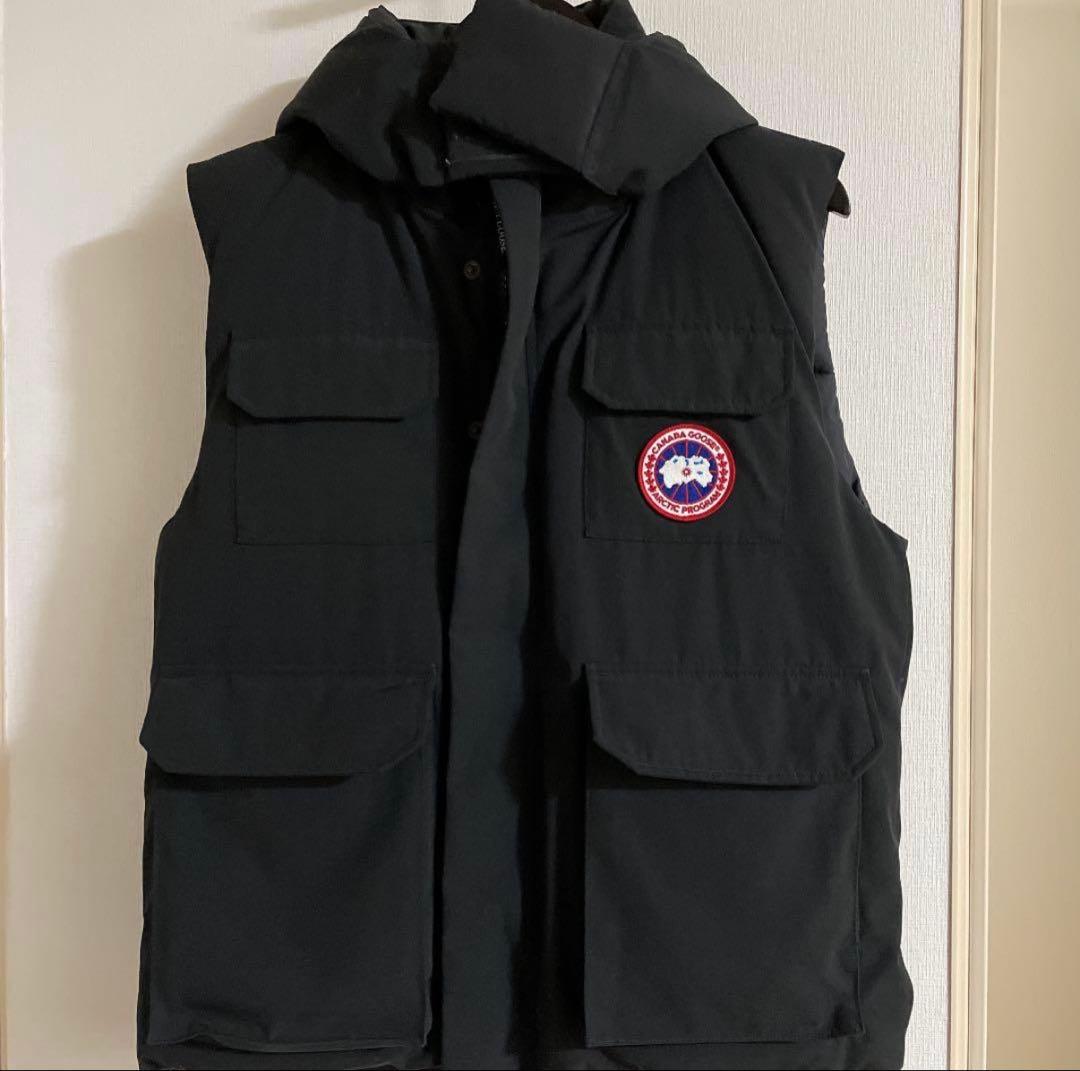 《たか》  ブラック ダウンベスト L