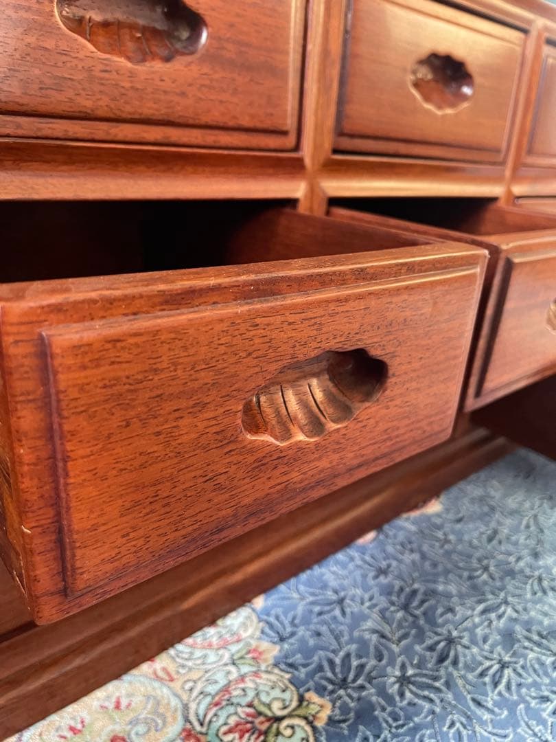 【希少品】無垢材 小引き出し箪笥 レトロ アンティーク調 和モダン インテリア