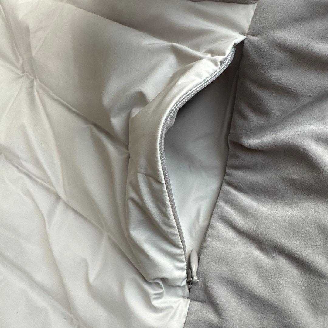 （試着のみ）MARK&LONA マークアンドロナダウンスカート グレー38(M)