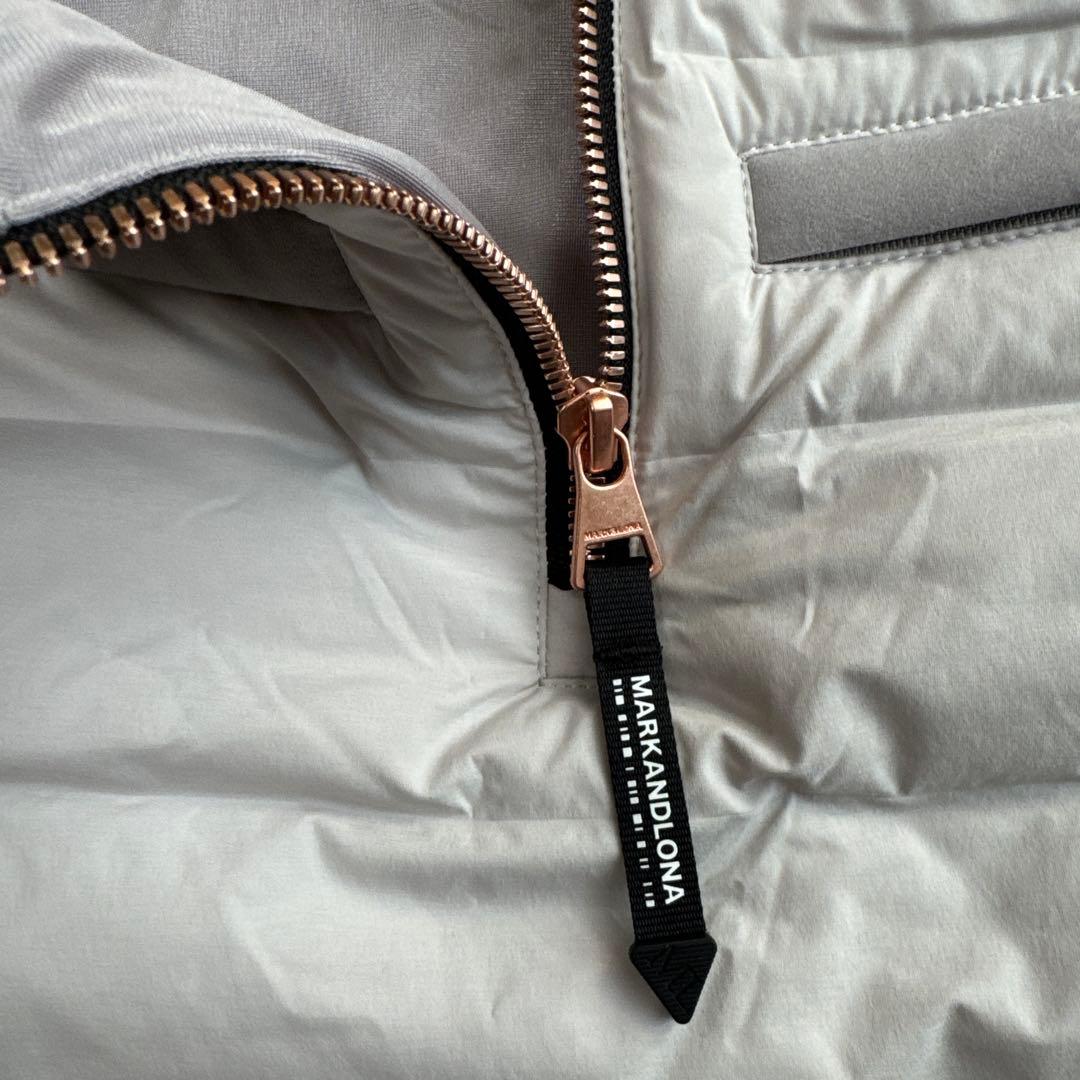 （試着のみ）MARK&LONA マークアンドロナダウンスカート グレー38(M)