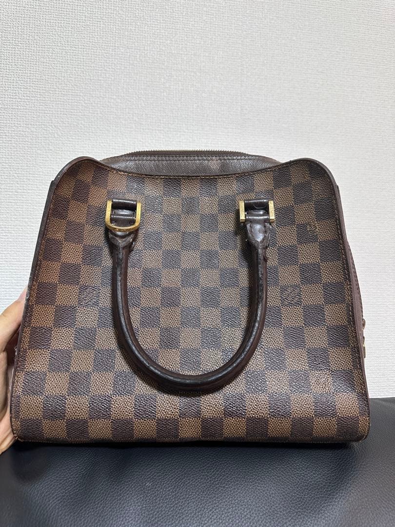 ダミエパターン ビジネスバッグ