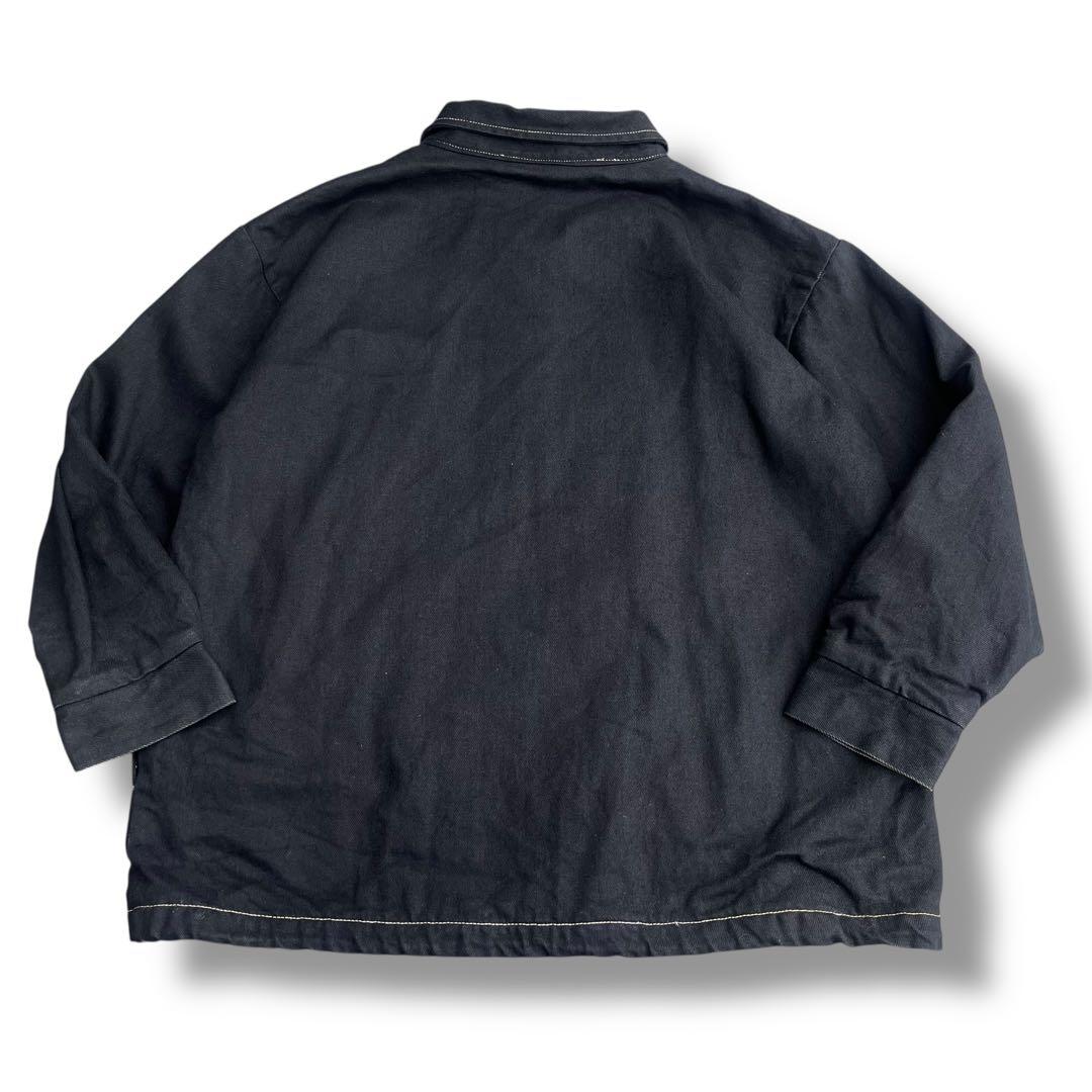 90's USA製 TRIPLE FIVE SOUL デニム カバーオール 黒