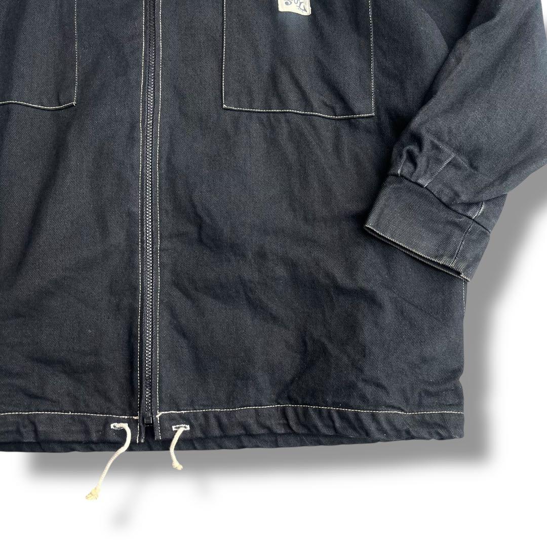 90's USA製 TRIPLE FIVE SOUL デニム カバーオール 黒