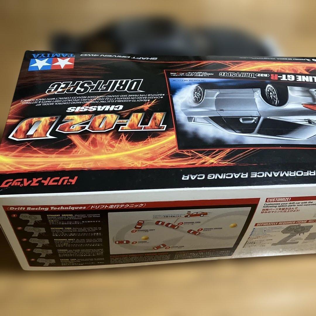タミヤ R32 GT-R RC ドリフト 日産スカイライン　未使用　スペア付き