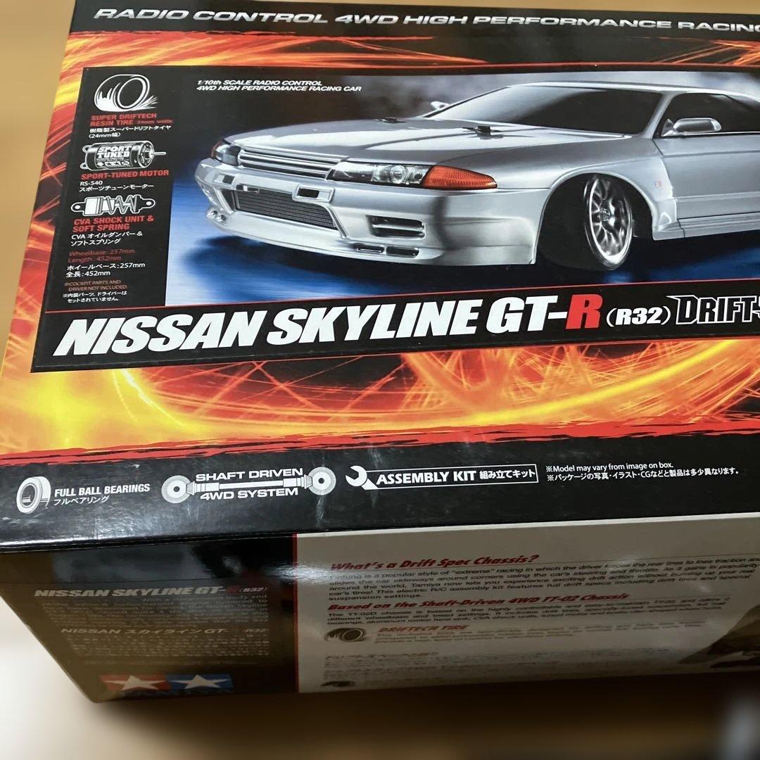 タミヤ R32 GT-R RC ドリフト 日産スカイライン　未使用　スペア付き